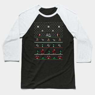 Christmas Rangers - Xmas Sweater Baseball T-Shirt